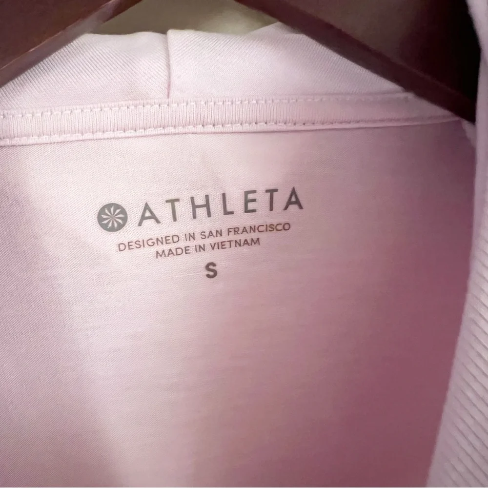 Athleta Essence Hooded Tunic Simply Lilac Size Small 405077-00